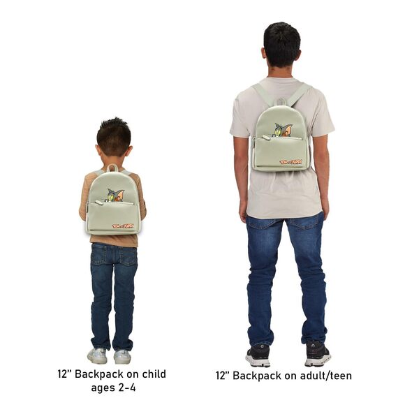 4282 Tom and Jerry Mini Backpack for Adults - Accessories Bundle with 12\